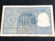 INDIA 100 RUPEES P-43  1957 TIGER ELEPHANT DAM MONEY BILL Rhas Pinhole ARE BANK NOTE Black Number Below 1 Pcs Au Very Ra - Indien