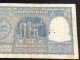 Delcampe - INDIA 100 RUPEES P-43  1957 TIGER ELEPHANT DAM MONEY BILL Rhas Pinhole ARE BANK NOTE Black Number Below 1 Pcs Au Very Ra - Indien