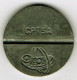 Perú  Telephone Token    1982  (g)  RIN  (g)  .N. With Two Dots   /  CPTSA  (g)  Telephone In Circle - Monetary /of Necessity