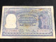 INDIA 100 RUPEES P-43  1957 TIGER ELEPHANT DAM MONEY BILL Rhas Pinhole ARE BANK NOTE Black Number Below 1 Pcs Au Very Ra - Inde