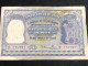 INDIA 100 RUPEES P-43  1957 TIGER ELEPHANT DAM MONEY BILL Rhas Pinhole ARE BANK NOTE Black Number Below 1 Pcs Au Very Ra - India