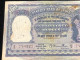 INDIA 100 RUPEES P-43  1957 TIGER ELEPHANT DAM MONEY BILL Rhas Pinhole ARE BANK NOTE Black Number Below 1 Pcs Au Very Ra - Inde