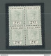 1894-96 Zululand - South Africa - Stanley Gibbons N. 26 - Blocco Di Quattro - 2 X MNH** - 2 X MLH* - Altri & Non Classificati