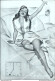 Cc313 Cartolina  Pin Up Ragazza Risveglio Nervoso - Unclassified