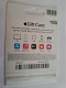 CADEAU   GIFT CARD  /  APPLE  / CARD ON BLISTER  /  DIFFERENT €  100,- /  CARD   / NOT LOADED MINT CARD ** 16672 ** - Cartes Cadeaux