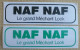 THEME MODE : LOT DE 2 AUTOCOLLANTS NAF-NAF - LE GRAND MECHANT LOOK - Stickers
