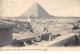 Egypte . N°104154 .carte Postale Maximum .le Temple .sphinx Et Pyramide De Kheops . - Sphinx