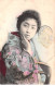 CHINE - SAN36385 - Cachet Tientsin - En L'état - Carte Japonaise - Geisha Assise Sur Une Chaise - Chine