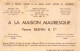 ALGERIE - SAN53883 - Alger - A La Maison Mauresque - Tapis D'Art Ancien Et Moderne - Carte Pub - Alger