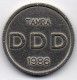 Perú  Telephone Token    Entel___ PERU S.A.  /  TAMRA  DDD  1986 - Monétaires / De Nécessité