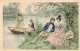 Illustration Illustrateur M M Vienne 152 Scene Romantique - Vienne