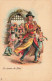 Illustration Illustrateur Raphael Tuck Serie 463 Le Joueur De Flute Pliure Au Verso Cf Fleche - Tuck, Raphael