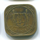 5 CENTS 1966 SURINAME Netherlands Nickel-Brass Colonial Coin #S12755.U.A - Suriname 1975 - ...