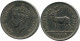 1/2 RUPEE 1950 MAURITIUS Münze #AP904.D.A - Maurice