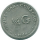 1/4 GULDEN 1944 CURACAO NÉERLANDAIS NETHERLANDS ARGENT Colonial Pièce #NL10681.4.F.A - Curaçao