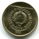 100 DINARA 1989 YUGOSLAVIA UNC Moneda #W11102.E.A - Yougoslavie
