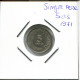 5 CENTS 1977 SINGAPOUR SINGAPORE Pièce #AR817.F.A - Singapour