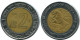 2 PESOS 1993 MEXICO Moneda BIMETALLIC #AH510.5.E.A - Messico