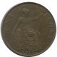 PENNY 1917 UK GROßBRITANNIEN GREAT BRITAIN Münze #AG874.1.D.A - D. 1 Penny