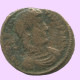 LATE ROMAN IMPERIO Follis Antiguo Auténtico Roman Moneda 2.2g/19mm #ANT1969.7.E.A - The End Of Empire (363 AD To 476 AD)