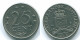 25 CENTS 1970 NIEDERLÄNDISCHE ANTILLEN Nickel Koloniale Münze #S11427.D.A - Netherlands Antilles