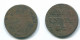 1/4 STUIVER 1826 SUMATRA INDIAS ORIENTALES DE LOS PAÍSES BAJOS Copper #S11666.E.A - Indes Neerlandesas