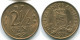 2 1/2 CENT 1975 ANTILLES NÉERLANDAISES Bronze Colonial Pièce #S10522.F.A - Netherlands Antilles
