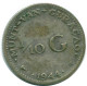 1/10 GULDEN 1944 CURACAO Netherlands SILVER Colonial Coin #NL11806.3.U.A - Curacao