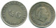 1/4 GULDEN 1965 NETHERLANDS ANTILLES SILVER Colonial Coin #NL11356.4.U.A - Antillas Neerlandesas