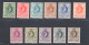 1938-54 Swaziland, Stanley Gibbons N. 28/38a - MNH** - Otros & Sin Clasificación