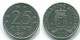 25 CENTS 1975 NETHERLANDS ANTILLES Nickel Colonial Coin #S11605.U.A - Antilles Néerlandaises