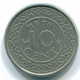 10 CENTS 1976 SURINAME Nickel Moneda #S13298.E.A - Surinam 1975 - ...