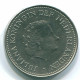 1 GULDEN 1971 ANTILLES NÉERLANDAISES Nickel Colonial Pièce #S11954.F.A - Netherlands Antilles