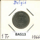 1 FRANC 1966 DUTCH Text BELGIUM Coin #BA513.U.A - 1 Franc