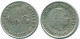 1/10 GULDEN 1957 ANTILLAS NEERLANDESAS PLATA Colonial Moneda #NL12145.3.E.A - Antilles Néerlandaises