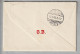 CH Heimat NE Areuse 1906-02-11 Brief Nach Frankfurt Mit Stehende H. 25Rp. SBK#87A - Covers & Documents