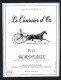 Etiquette Vin  Le Coursier D'or Bordeaux  Targon  Thème Sport Course Cheval - Bordeaux