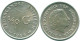 1/10 GULDEN 1966 ANTILLES NÉERLANDAISES ARGENT Colonial Pièce #NL12725.3.F.A - Antilles Néerlandaises