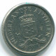 10 CENTS 1971 NETHERLANDS ANTILLES Nickel Colonial Coin #S13452.U.A - Niederländische Antillen