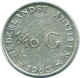 1/10 GULDEN 1963 ANTILLAS NEERLANDESAS PLATA Colonial Moneda #NL12538.3.E.A - Niederländische Antillen