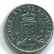 25 CENTS 1971 ANTILLAS NEERLANDESAS Nickel Colonial Moneda #S11566.E.A - Netherlands Antilles