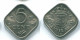 5 CENTS 1971 NIEDERLÄNDISCHE ANTILLEN Nickel Koloniale Münze #S12208.D.A - Niederländische Antillen