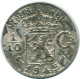 1/10 GULDEN 1945 P NETHERLANDS EAST INDIES SILVER Colonial Coin #NL14083.3.U.A - Niederländisch-Indien