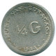 1/4 GULDEN 1944 CURACAO NÉERLANDAIS NETHERLANDS ARGENT Colonial Pièce #NL10576.4.F.A - Curaçao