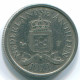 10 CENTS 1971 NIEDERLÄNDISCHE ANTILLEN Nickel Koloniale Münze #S13445.D.A - Niederländische Antillen