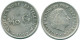 1/10 GULDEN 1960 NETHERLANDS ANTILLES SILVER Colonial Coin #NL12275.3.U.A - Antilles Néerlandaises