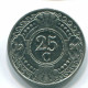 25 CENTS 1990 ANTILLAS NEERLANDESAS Nickel Colonial Moneda #S11256.E.A - Antilles Néerlandaises