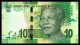 South Africa 3 Consecutive Serial Banknotes 2012 Nelson Mandela 10 Rand P-133 UNC - South Africa