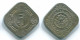 5 CENTS 1970 NIEDERLÄNDISCHE ANTILLEN Nickel Koloniale Münze #S12486.D.A - Antilles Néerlandaises