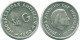 1/4 GULDEN 1962 ANTILLAS NEERLANDESAS PLATA Colonial Moneda #NL11123.4.E.A - Antilles Néerlandaises